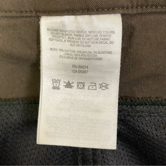 Mountain Hardware Basin Trek Pants Brown 40/50 Lightweight Adjustable Hiking - Picture 13 of 14